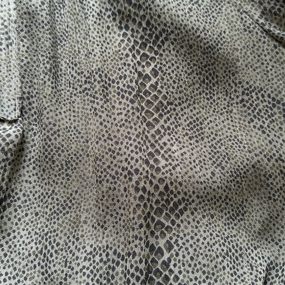 Karyn Seo Snake Print Long Sleeve Tiered Maxi Dress - Picture 12 of 12